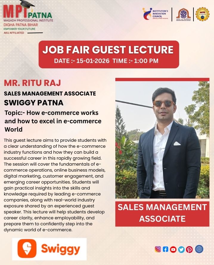 JOB FAIR GUEST LECTURE on How e-commerce works and how to excel in e-commerce World