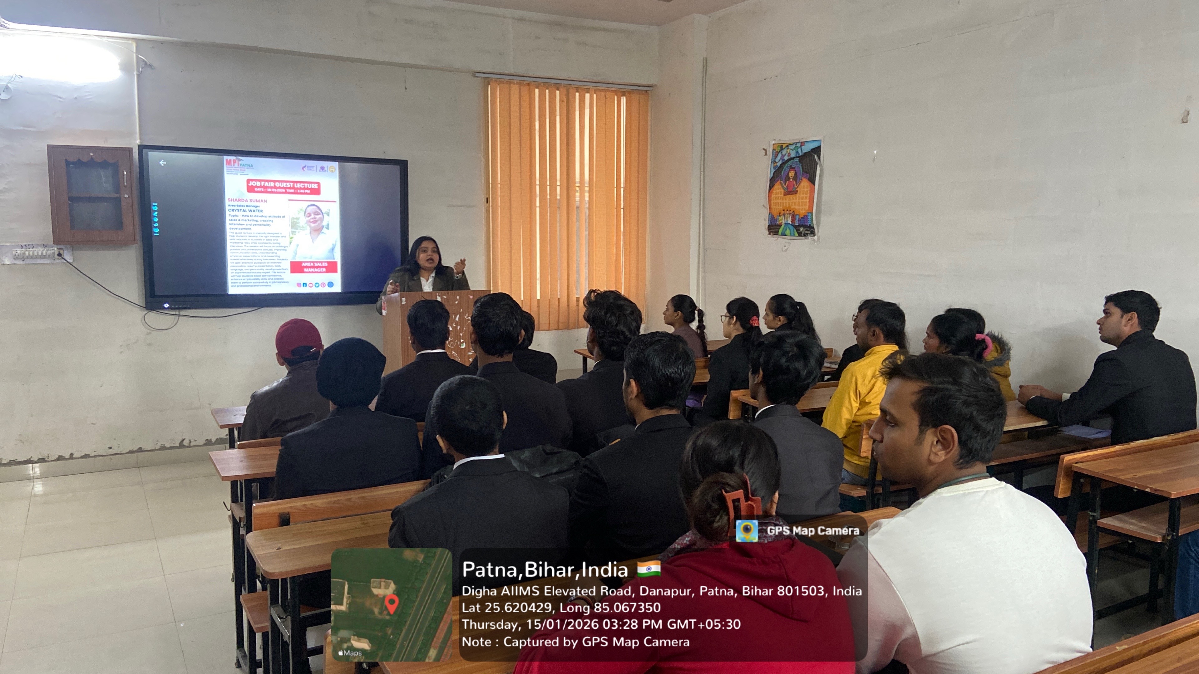 JOB FAIR WORK SHOP on How to develop attitude of sales & marketing, cracking interview and personality development. 